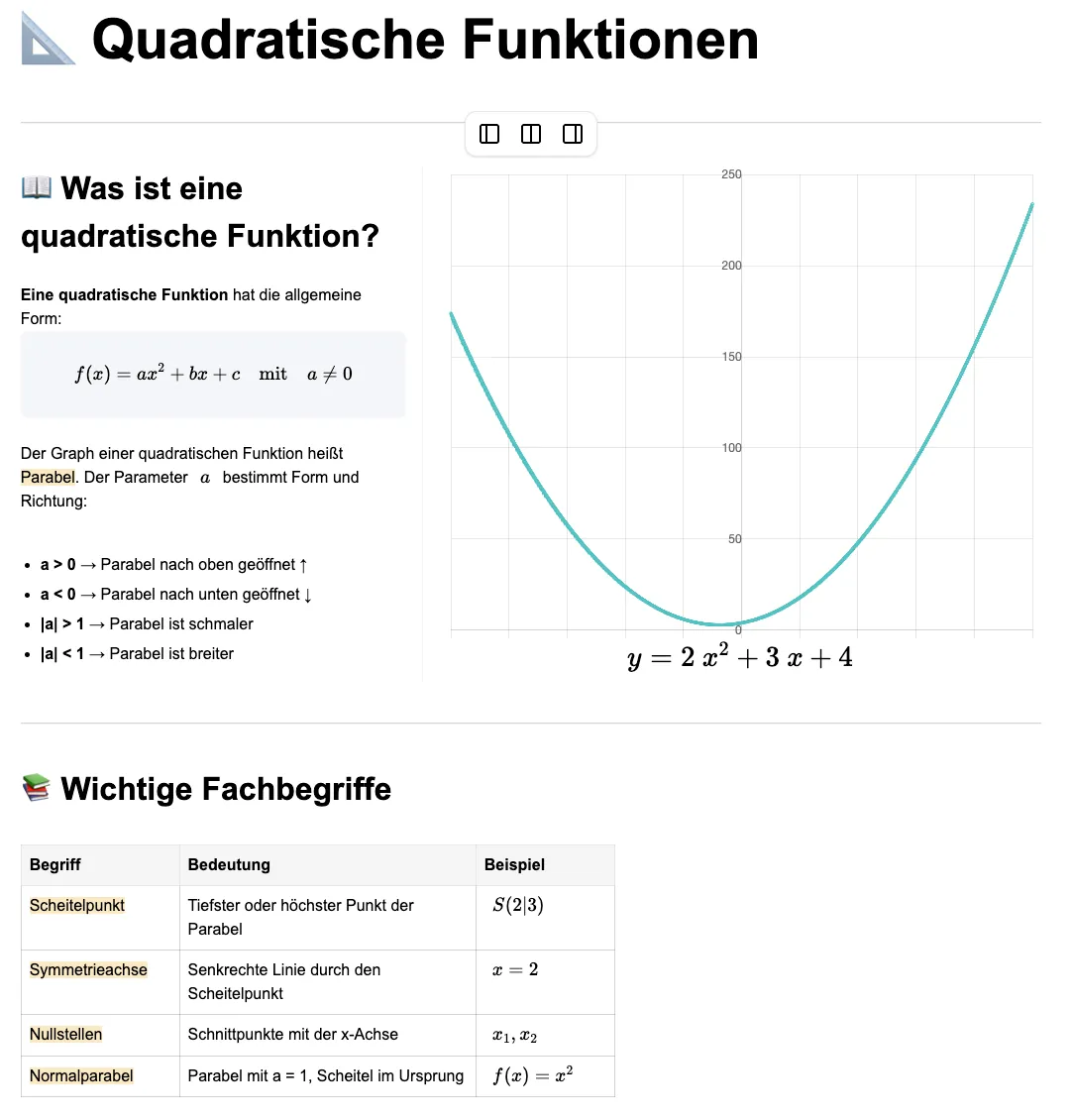 Quadratische Funktionen thumbnail